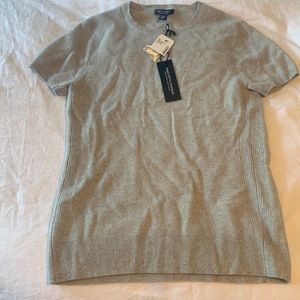 Saks Cashmere short sleeve sweater